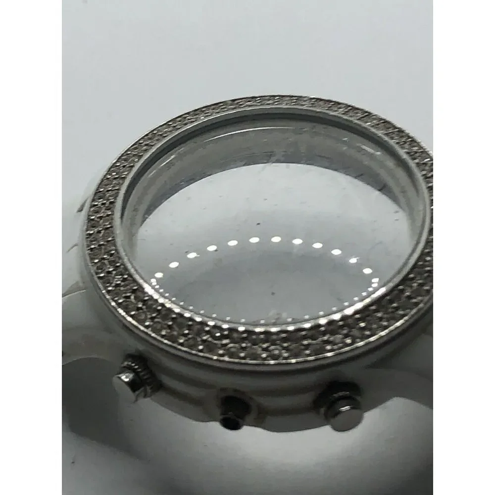 Michael Kors Watch Parts Case 40mm Partial Band White Ceramic Links 20mm GY359
